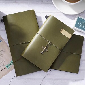 モスバーガー　TRAVELER’S notebook set オリーブ Traveler's Company Factory Notebook - MOS Burger Olive
