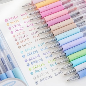 Set gekleurde sapgelpennen |  Intrekbare gelroller | Schrijfbenodigdheden | Leuke briefpapier Journaling Planner Study Arts Penbenodigdheden