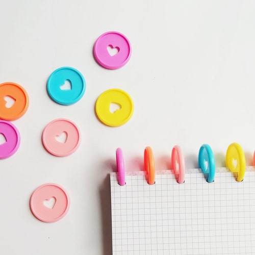 25mm Duck Egg Blue Green Binding Discs 1 Planner Discs Etsy