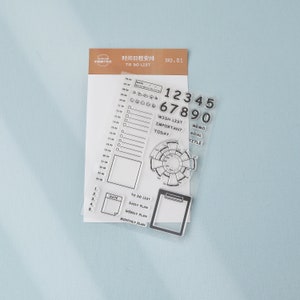 To Do List Silicone Stamp |