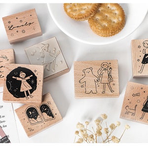 Dream Life Wooden Stamp | Wooden Stamp Set | Rubber Stamp | Planner Stamp |  | Junk Journal