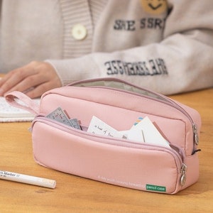Joyx Big Capacity Pencil Case Large Storage Pouch Marker Pen Pencil Stationery Bag for Middle High School College Office Student Girl Women Adult Teen