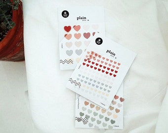 Heart Stickers ｜ ｜ Planner Sticker Set｜ Sticker kit