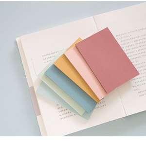 Colorful Sticky Notes | Planner Bujo | Sticky Note Pad | Memo Pad