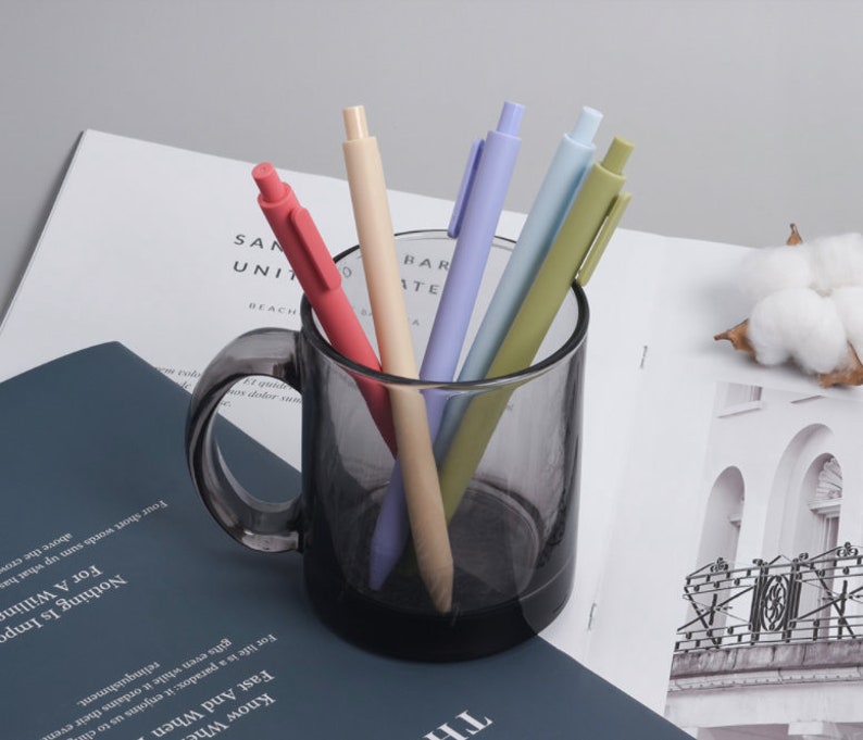 KACO Morandi Color Gel Rollerball Pens Gel Ink Pens Etsy