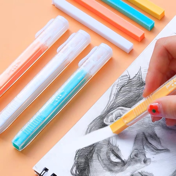 KOKUYO Retractable Pencil Eraser Set