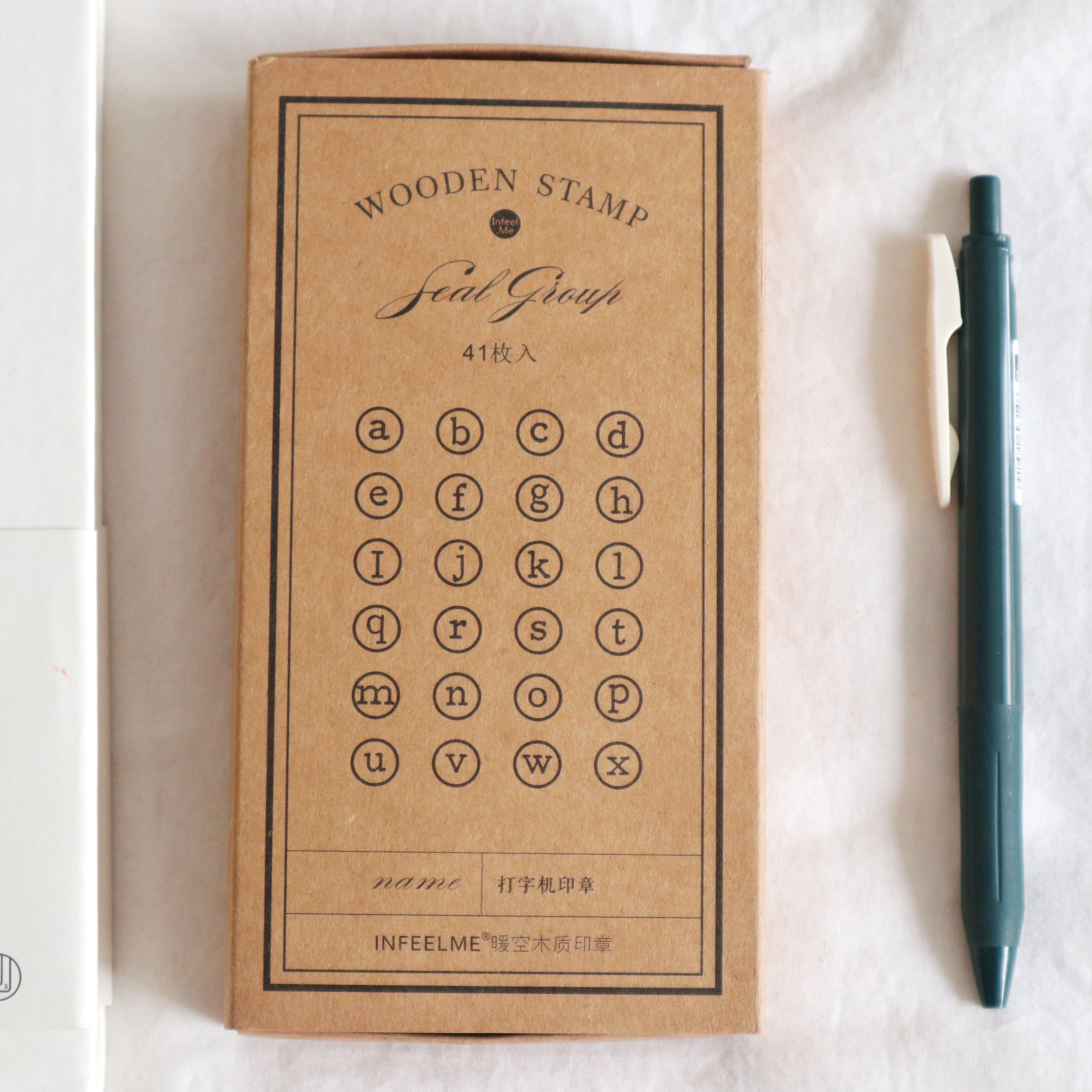 Typewriter Letter Rubber Stamp Wooden Stamp Set Etsy