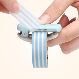 Washi-tapesnijder | Clip-on dispenser voor washitapesnijder | Draagbare Washi-afplaktapesnijder