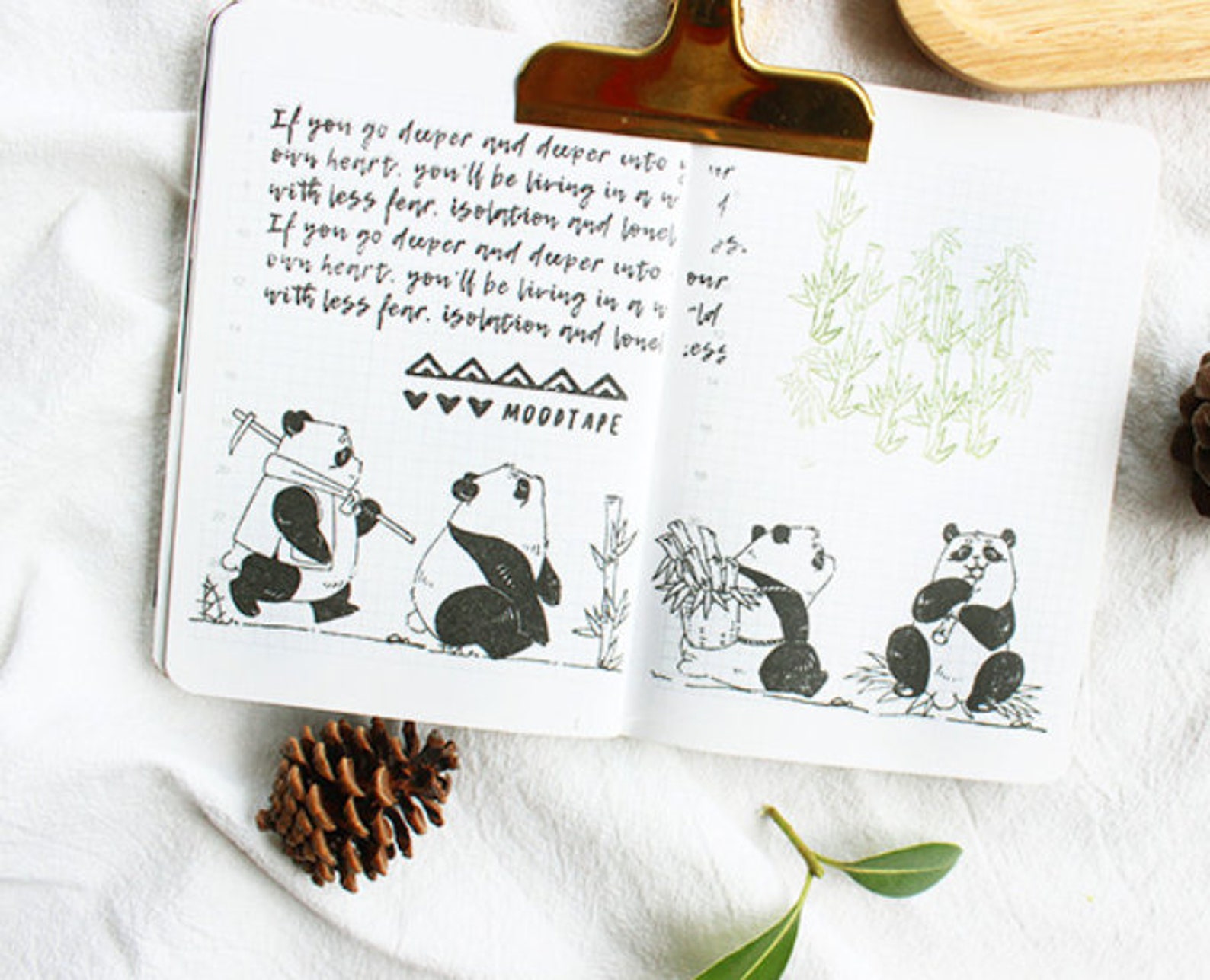 Panda Notes Silicone Stamp Transparent Clear Stamp Set - Etsy