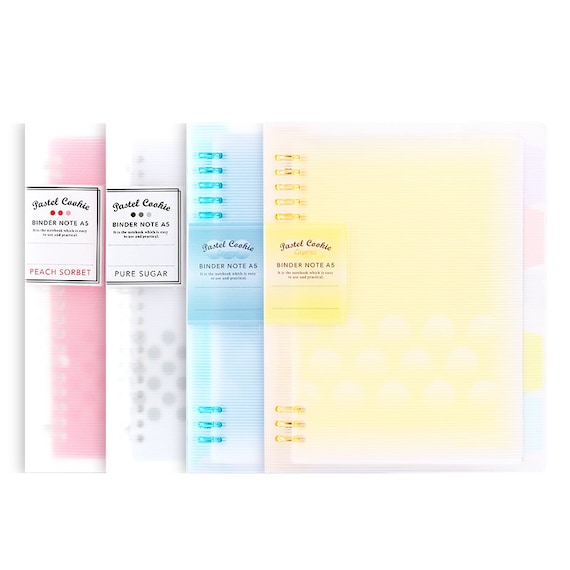 Kokuyo Pastel Cookie Expandable pencil case - Choice of 3 Colours 