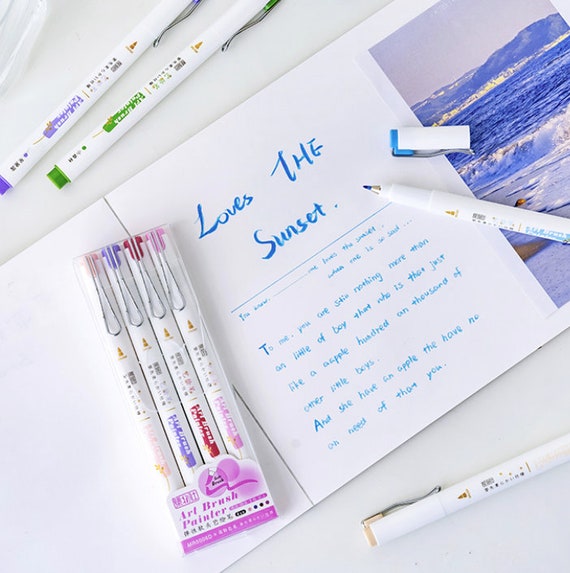 Art Brush Pen Set Calligraphy Pens Hand Lettering Drawing Pen Brush  Lettering 