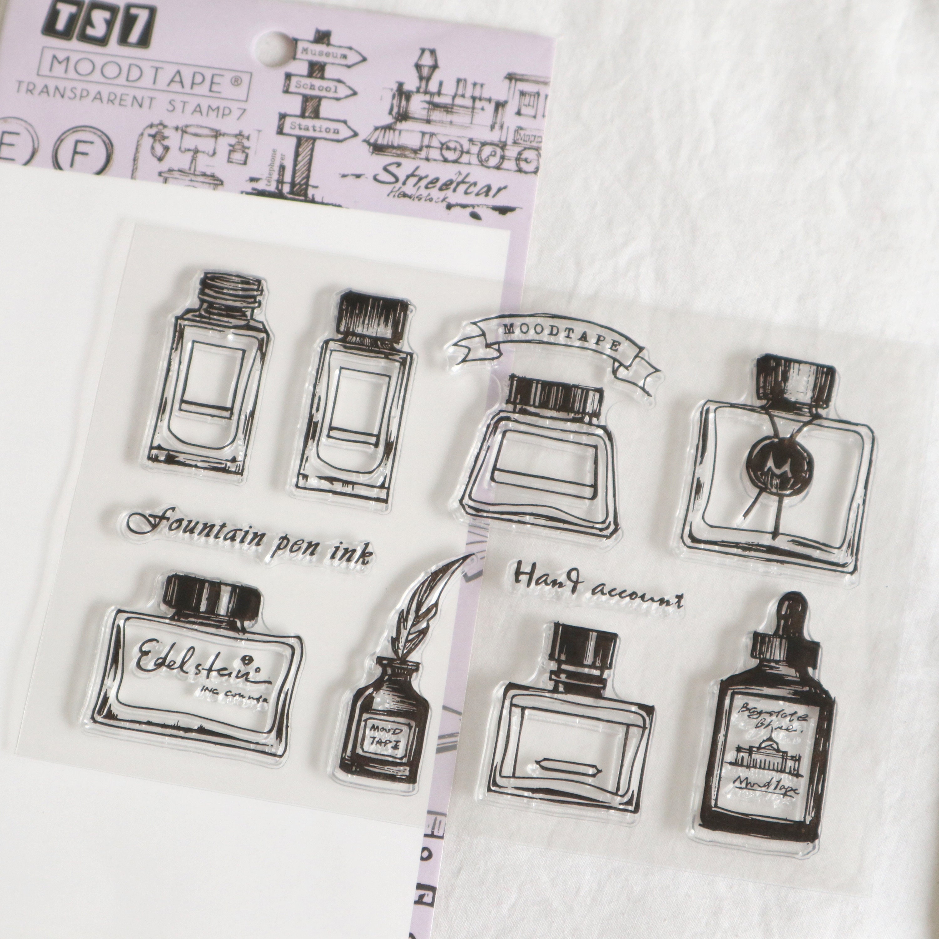 Ink Silicone Stamp Transparent Clear Stamp Set Etsy