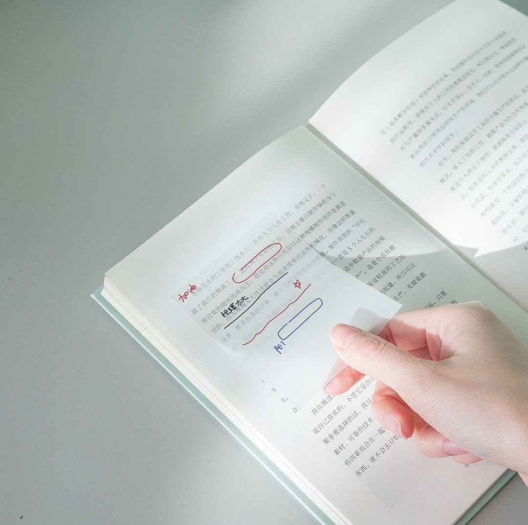 Transparent Sticky Notes Planner Sticky Notes Suitable for Annotatating