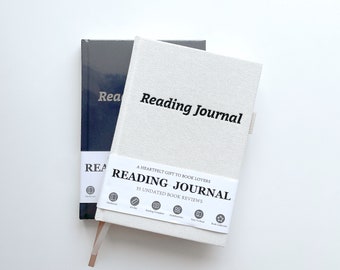 Reading Tracker Journal | Book Review Journal | Physical Reading Planner | Book Club Gift | Book Lover Gift | Gift for Her