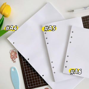 Libro di carta di rilascio A5 A6 / Libro di raccolta nastri adesivi / Libro di adesivi / Pagine di rilascio riutilizzabili / Libro di archiviazione organizer adesivi