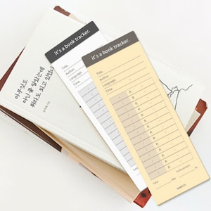 Segnalibri per tracciatore di libri da 30 fogli/tracciatore di lettura/registro di lettura/registro di lettura