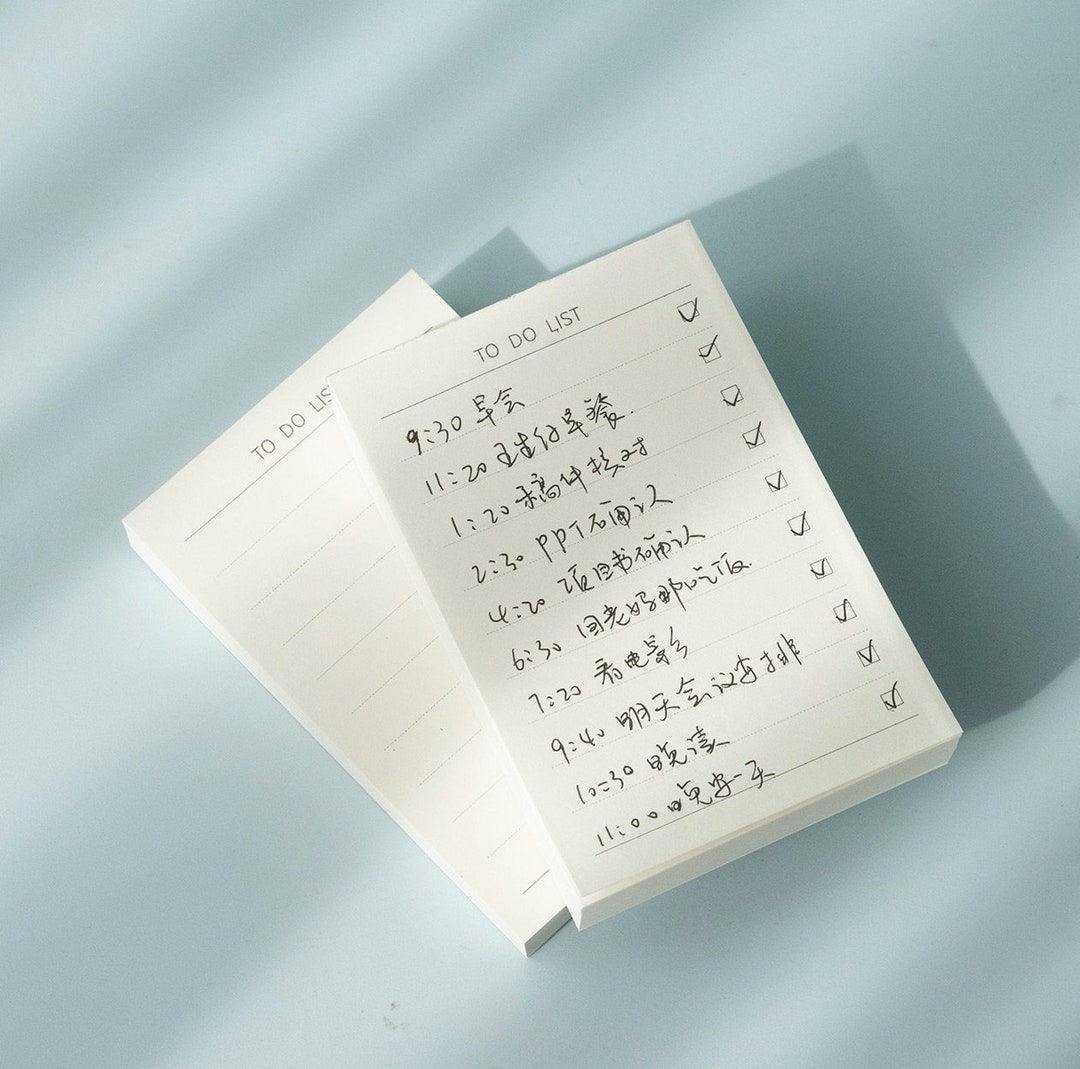 Desk to Do List Notepad 31 Days Planner Habit Tracker Planner Memo Pad