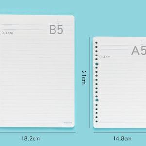 KOKUYO Campus Loose Leaf Paper 20 26 Holes Smart Ring Binder A5 B5 Refill Paper Study Supplies image 5
