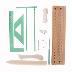 Complete Bookbinding Ruler Kit Bookbinding Easy Scrapbooking Tool Great Stencils and Cutter Guide Kit Made Into Journal Handbook