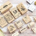 I Love Coffee Wooden Stamp Wood Stamp Set Scrapbooking - Etsy