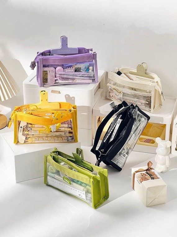 Buy Transparent Pencil Case Extra Large Capacity Pen Bag Pencil