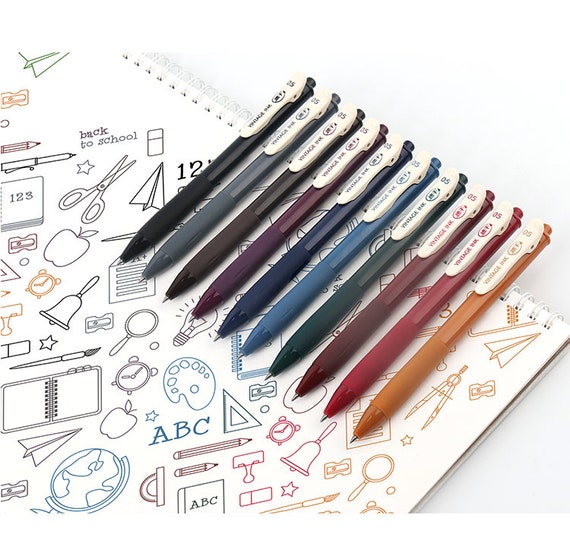 Pens Colors Writing, Vintage Color Gel Pens, Diary Drawing Marker
