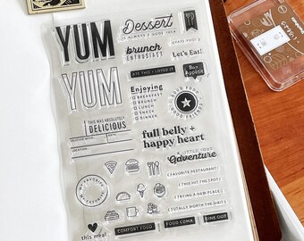 Set Timbri E Fustelle Per Scrapbooking - 8 Fustelle In Acciaio Con Timbro Silicone - Foto 6