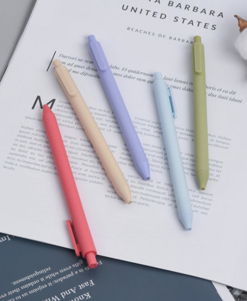 KACO Morandi Color Gel Rollerball Pens Gel Ink Pens Etsy