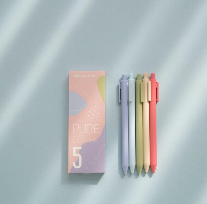 KACO Morandi Color Gel Rollerball Pens Gel Ink Pens Etsy