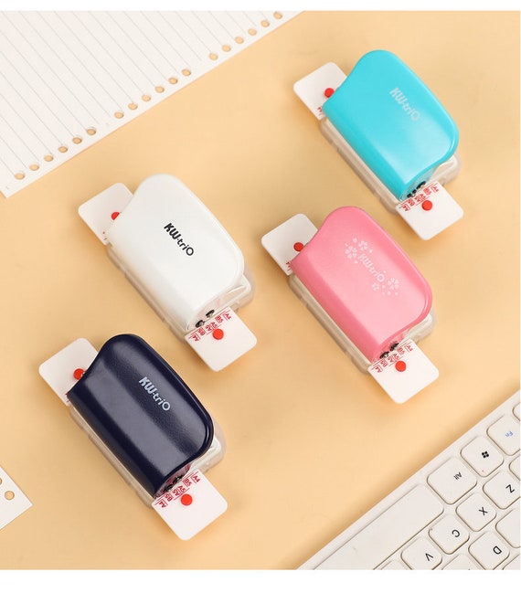 Kw-trio 6-hole Paper Punch Handheld Metal Hole Puncher 5 Sheet Capacity 6mm  For A4 A5 B5 Notebook Scrapbook Diary Planner - Hole Punch - AliExpress