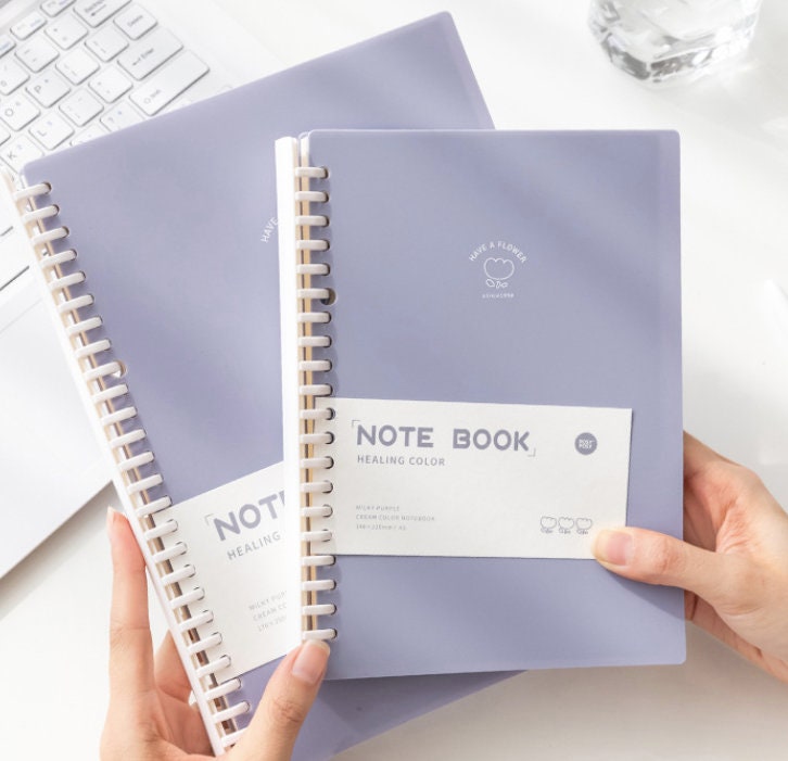 Pastel Ring-Bound Notebook – Carnets des Possibles