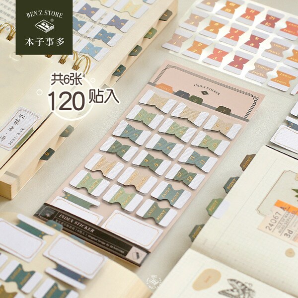 Index Stickers - Etsy