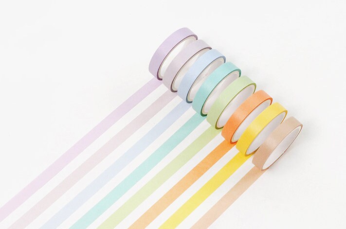 Pastel Rainbow Washi