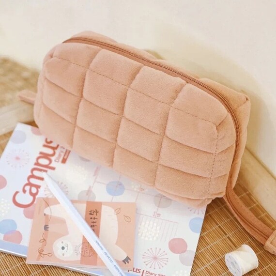 Soft pencil case with zipper discount