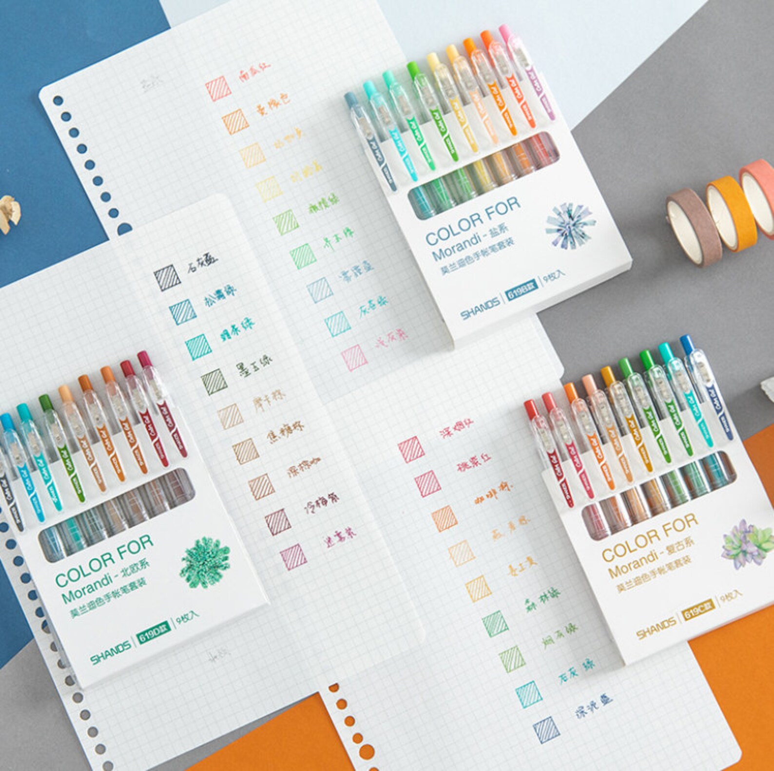 Morandi Color Clip 0.5mm Gel Pen Planner Pen Etsy