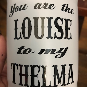 Thelma and Louise travel mug set