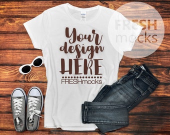 Gildan Ladies Mockup Etsy