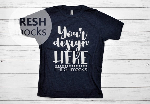 Next Level 3312 Youth Unisex Tshirt T Shirt Tee Mockup Etsy