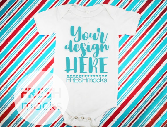 Bellacanvas Unisex Bodysuit Mockup White Body Suit Mock Up Etsy