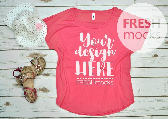 Next Level 1560 Ladies Ideal Dolman Tshirt T Shirt Tee Mockup Etsy