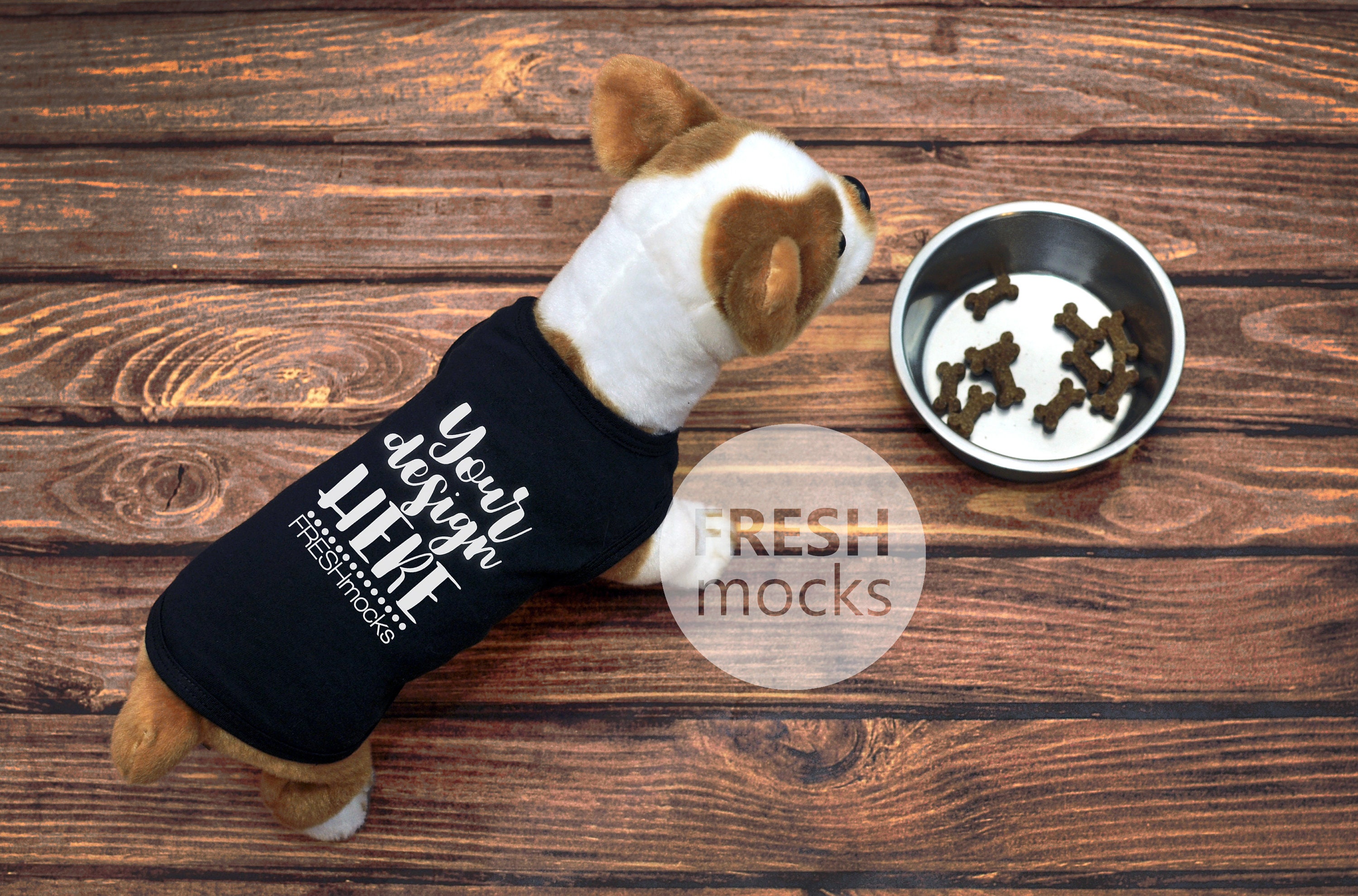 Download Black Dog Puppy Tshirt Shirt MOCKUP Black Pup Mock Up on ...