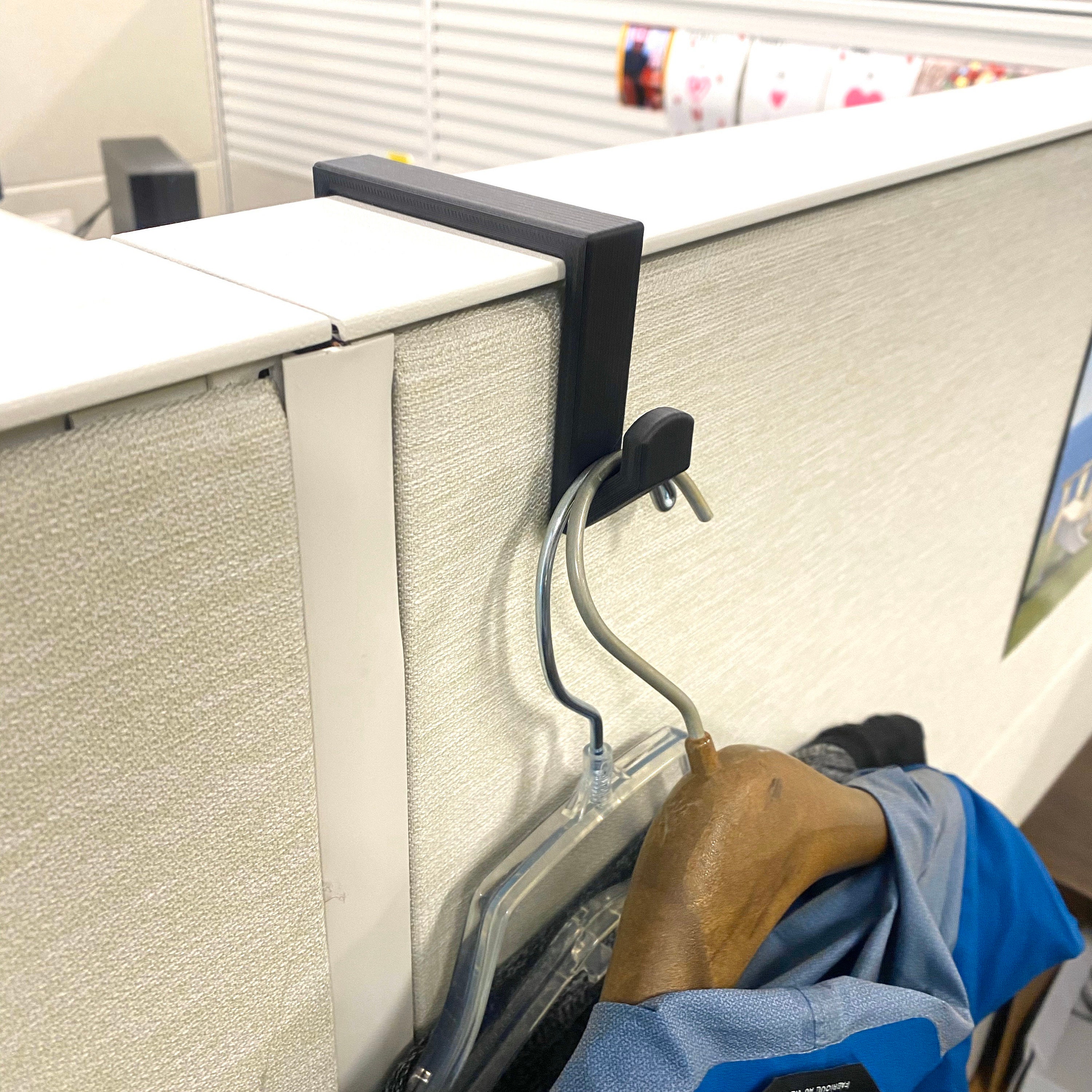 Snapfit Cubicle Wall Hook for Walls With Flat Tops Custom Etsy