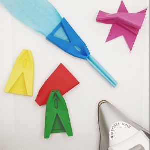 Double Fold Bias Tape Maker - 6 Sizes! - Large Sizes Available! - Make 1/4&quot;, 3/8&quot;, 1/2&quot;, 5/8&quot;, 3/4”, or 1”  bias - USA Made - Free Shipping!