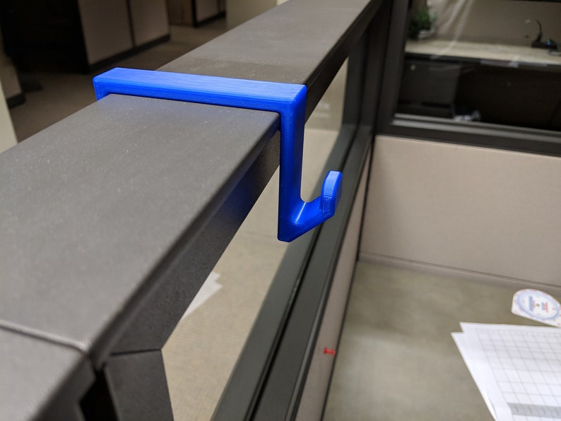 Snapfit Cubicle Wall Hook for Walls With Flat Tops Custom Etsy