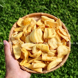 Dried Jackfruit - Dried jackfruit chips - Vietnamese dried fruit - Dried fruit snack - Crispy Jackfruit Chips