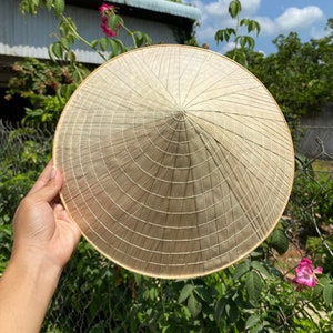 Nón Lá| Set of 10 Conical hat for children | Palm-leaf conical hats | The Nón Lá | Vietnamese conical hats | Conical Hats for kids