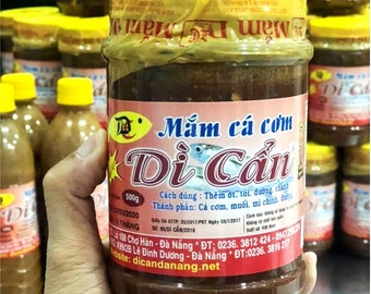 Mắm nêm cá cơm Dì Cẩn (Nguyên con) - Vietnamese fermented anchovy sauce