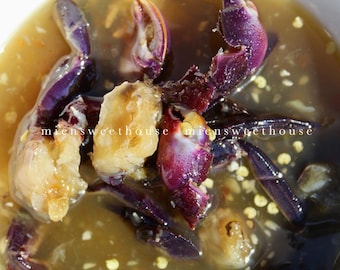 Ba khia trộn Tắc Khóm siêu ngon - fermentierter Sesarmid-Krabbe - Sesarmid-Krabbe gemischt mit Kumquat und Ananas - süß-sauer Sesarmid-Krabbe