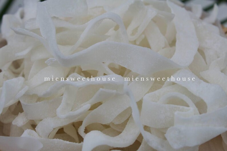 Vietnamese Coconut Ribbons: Mứt Dừa Bánh Tẻ, Mứt Dừa Truyền Thống - Etsy