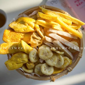 Dried Mix Fruit Chips - Dried fruit - Dried Vegetables - Vegetables chips - Trái cây sấy thập cẩm - Snack - Vegetables snack - Healthy Snack
